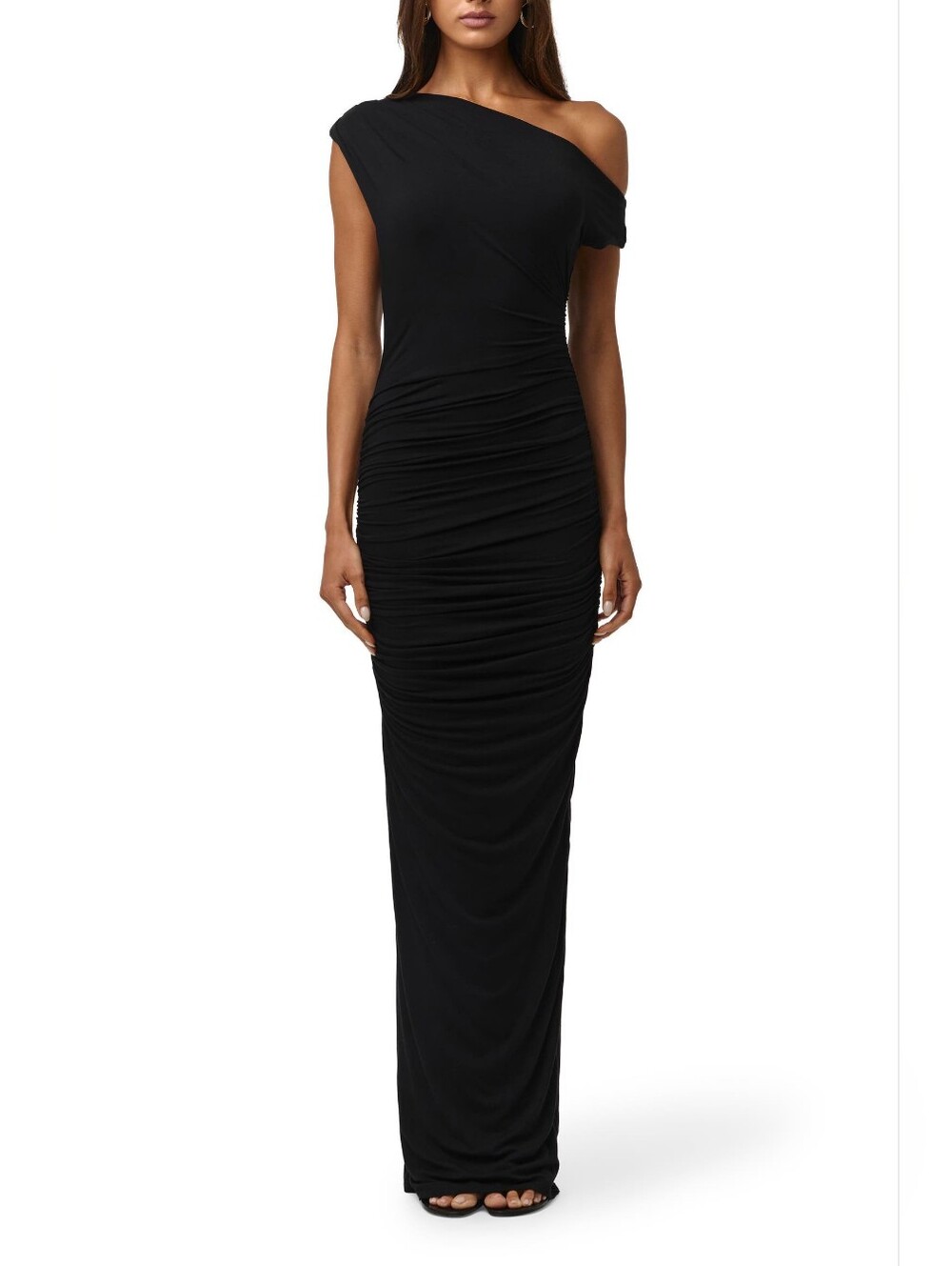 Ruched Off The Shoulder Dress